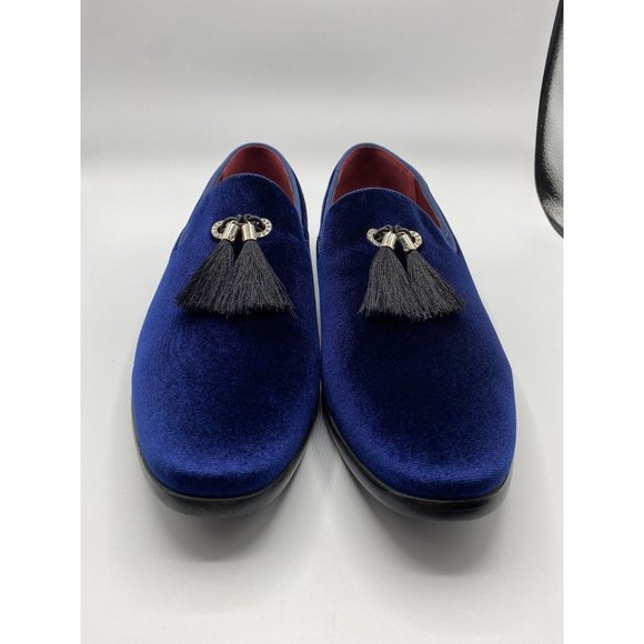 Jump | Shoes | J75 By Jump Slip On Tassel Loafers Navy Blue  display picture 1